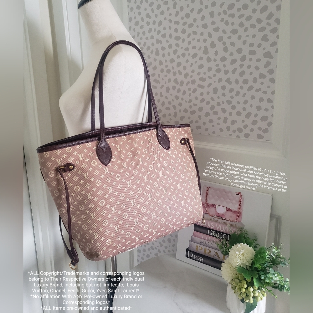 *SOLD* Authentic Pre-owned Louis Vuitton Idylle Neverfull MM - Picture 3 of 16